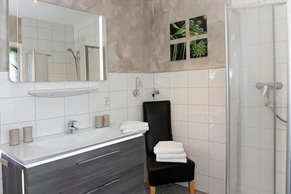 Badezimmer Fischerhaus Ferienwohnung Undine