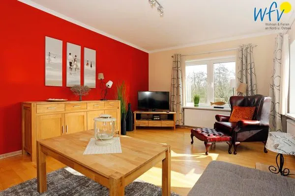 Wohnzimmer Fischerhaus Ferienwohnung Undine