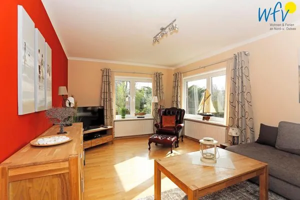 Wohnzimmer Fischerhaus Ferienwohnung Undine