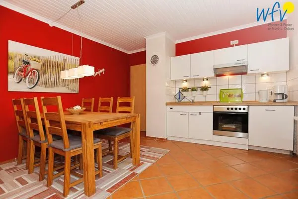 Küche / Küchenzeile Fischerhaus Ferienwohnung Undine