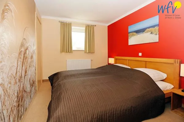 Schlafzimmer Fischerhaus Ferienwohnung Undine