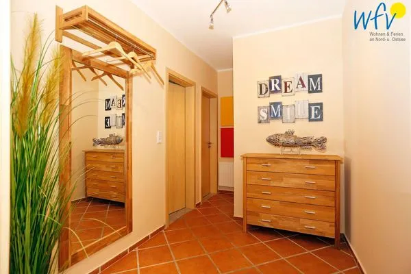 Flur Fischerhaus Ferienwohnung Undine