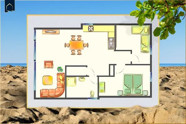 Grundriss Uns Schilfhus App. Atelier