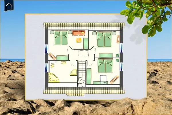 Grundriss  Landhaus am Krebssee