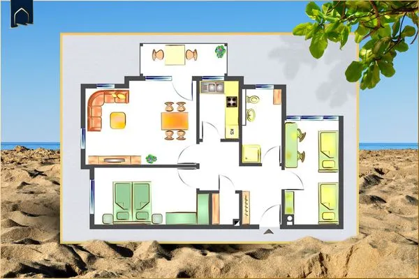 Grundriss Villa Madeleine App. Meereswoge