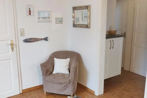 Wohnzimmer Ferienhaus "Kleines Haus Juist" Ferienwohnung Nordsee