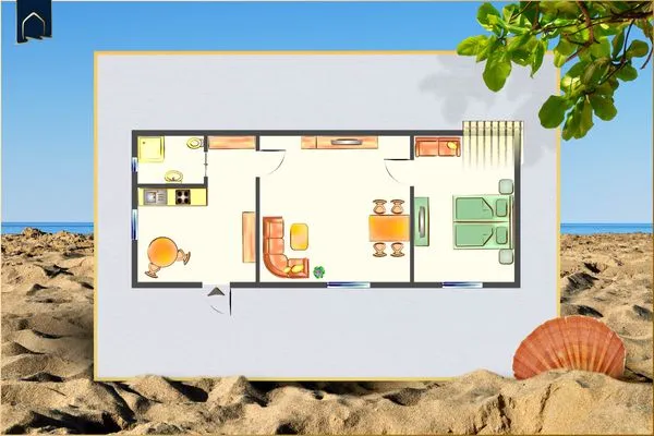 Grundriss  Ferienwohnung Kristin