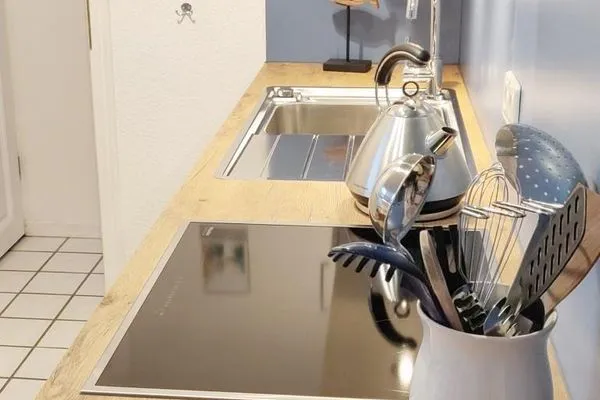 Küche / Küchenzeile Ferienhaus "Kleines Haus Juist" Ferienwohnung Wattenmeer