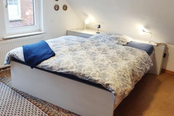 Schlafzimmer Ferienhaus "Kleines Haus Juist" Ferienwohnung Wattenmeer