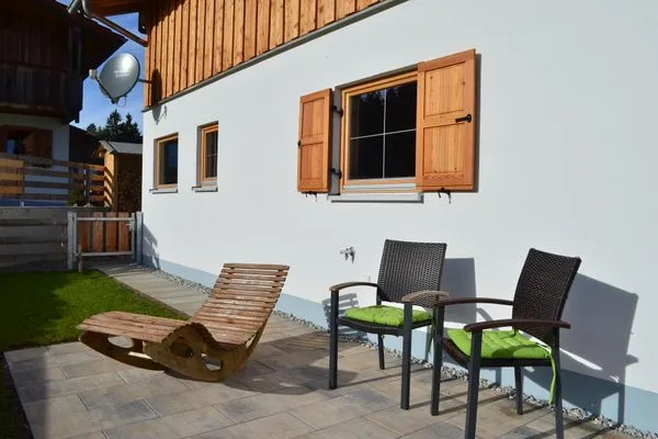 Terrasse  Jägar Chalet - Feriendorf Via Claudia Haus 73