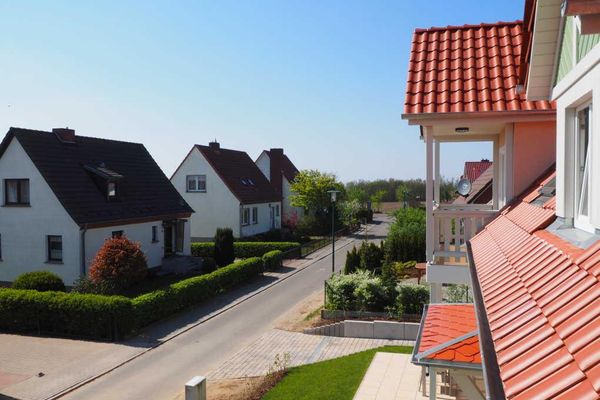 Strasse Richtung Ostsee