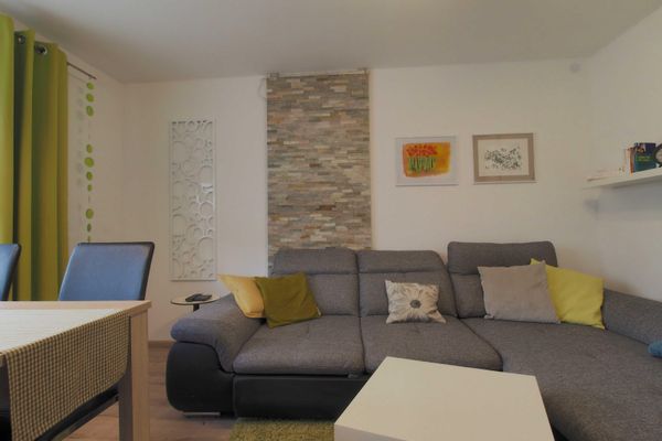 Wohnbereich mit Schlafsofa