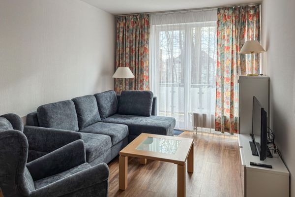 Wohnbereich mit Schlafsofa