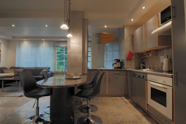 Küche mit Essbereich