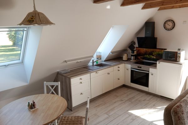 Küche mit Essbereich