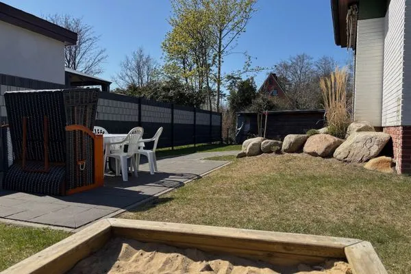  Haus Muschelnest Sahlenburg - Garten