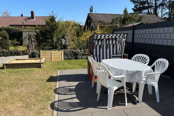  Haus Muschelnest Sahlenburg - Terrasse