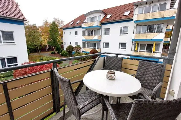 möblierter Westbalkon Residenz am Strand Wohnung 4-61