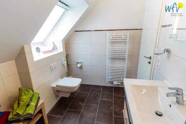 Badezimmer Ferienhaus Melkerpad 28 Ferienwohnung Inselzauber