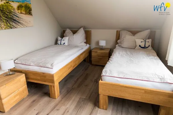 Schlafzimmer Ferienhaus Melkerpad 28 Ferienwohnung Inselzauber