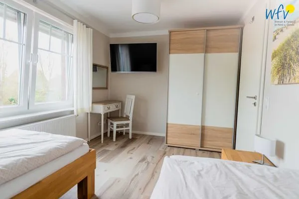Schlafzimmer Ferienhaus Melkerpad 28 Ferienwohnung Inselzauber