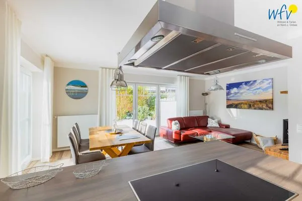 Küche / Küchenzeile Ferienhaus Melkerpad 28 Ferienwohnung Inselzauber