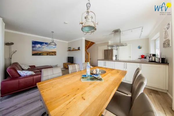 Wohnzimmer Ferienhaus Melkerpad 28 Ferienwohnung Inselzauber