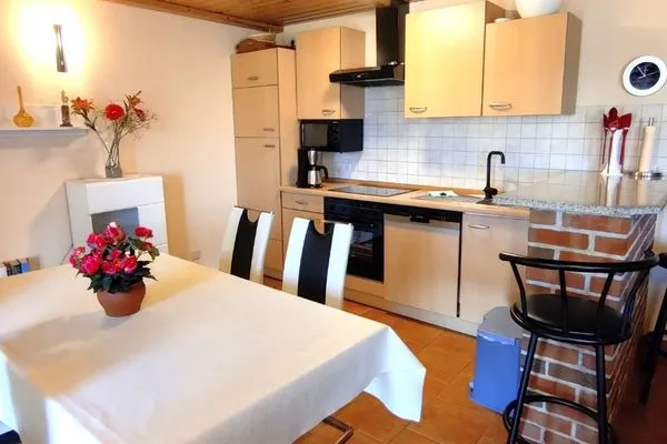 Küche / Küchenzeile  Ferienwohnung Nele 1
