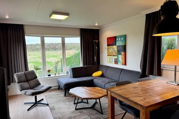  Breskens Chalet DuneView mit Zaun Haus Nr. H195