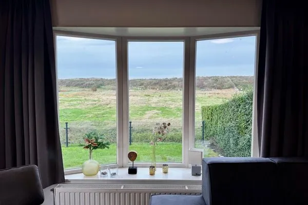  Breskens Chalet DuneView mit Zaun Haus Nr. H195