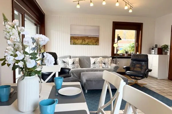  Haus Muschelnest Sahlenburg - Wohnzimmer