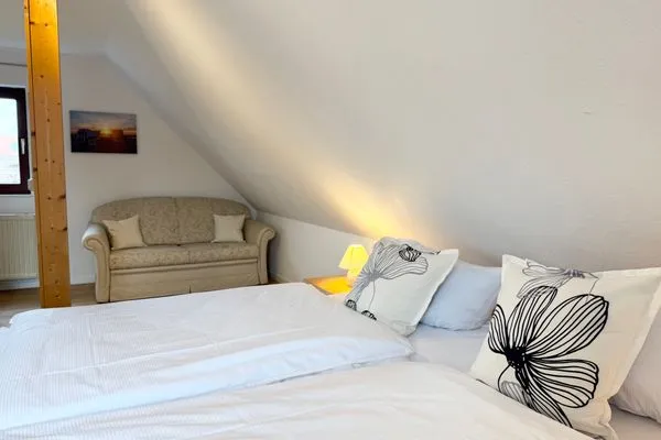  Haus Muschelnest Sahlenburg - Schlafzimmer