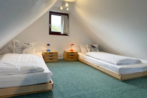  Haus Muschelnest Sahlenburg - Schlafzimmer