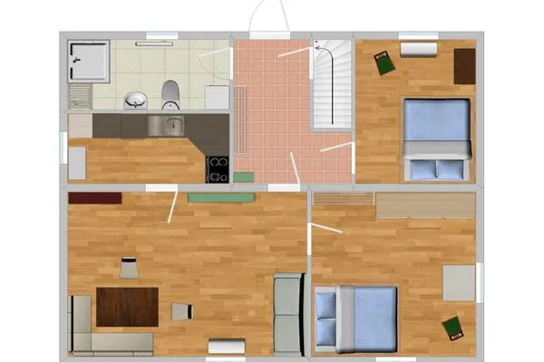 Grundriss  Ferienhaus Kleinod