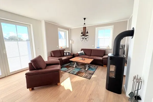 Wohnzimmer  Ferienhaus Heimathafen