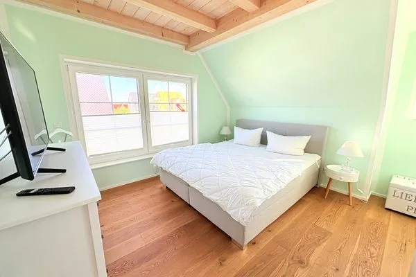 Schlafzimmer  Ferienhaus Heimathafen