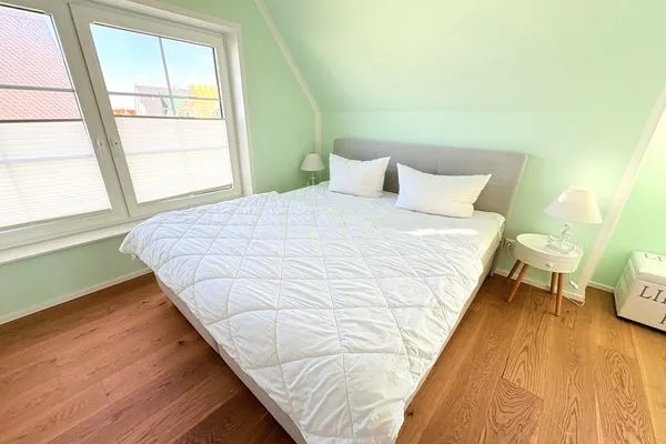 Schlafzimmer  Ferienhaus Heimathafen