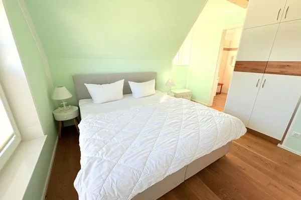 Schlafzimmer  Ferienhaus Heimathafen