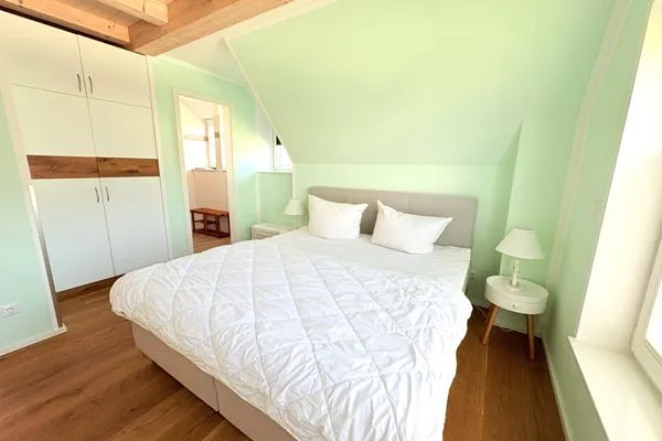 Schlafzimmer  Ferienhaus Heimathafen