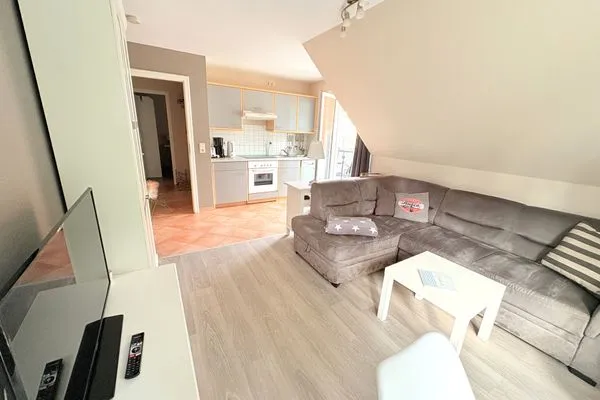 Wohnzimmer  Ferienwohnung Ostsee-Buhne