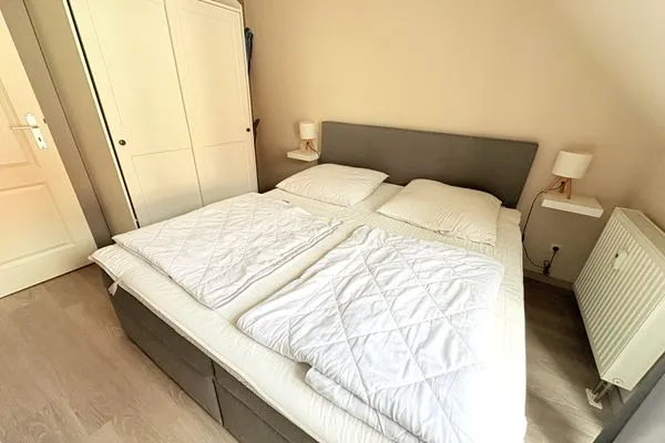 Schlafzimmer  Ferienwohnung Ostsee-Buhne
