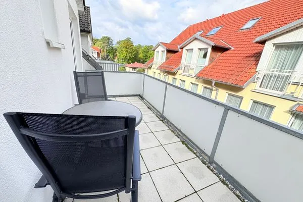 Balkon  Ferienwohnung Ostsee-Buhne