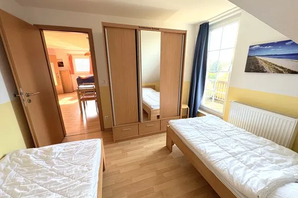 Schlafzimmer  Ferienwohnung Seelenfrieden 3