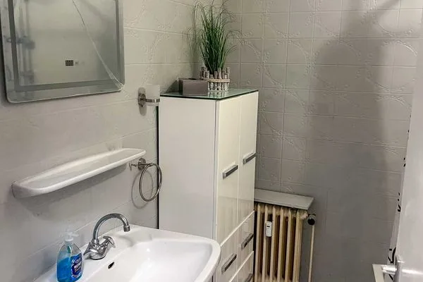 Badezimmer Haus Meeresluft Ferienwohnung 2