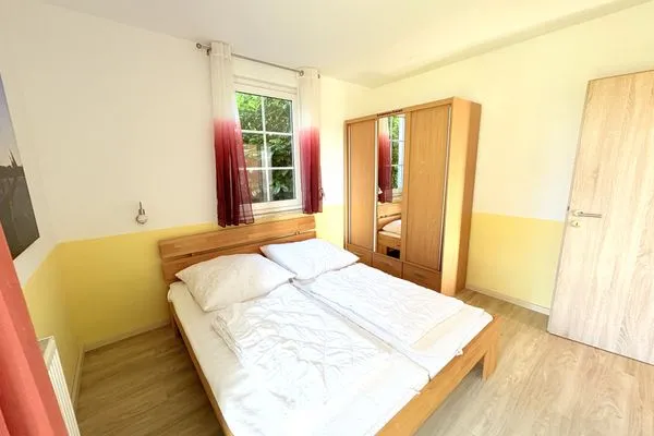 Schlafzimmer  Ferienwohnung Seelenfrieden 1