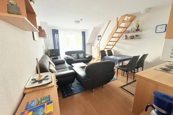 Wohnzimmer  Ferienwohnung Sonnenperle - Wohnung 13