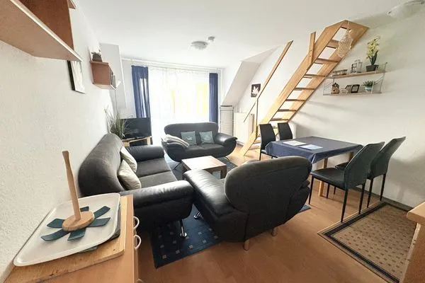 Wohnzimmer  Ferienwohnung Sonnenperle - Wohnung 13