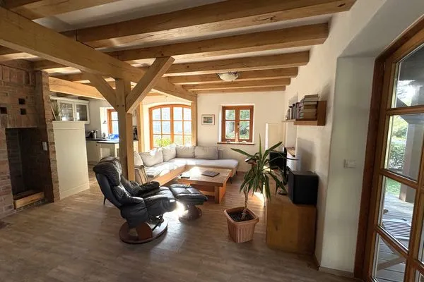 Wohnzimmer  Ferienwohnung im Stenhuus