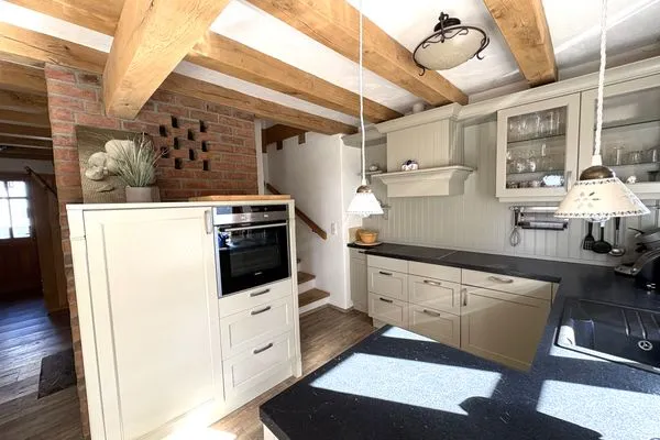 Küche / Küchenzeile  Ferienwohnung im Stenhuus