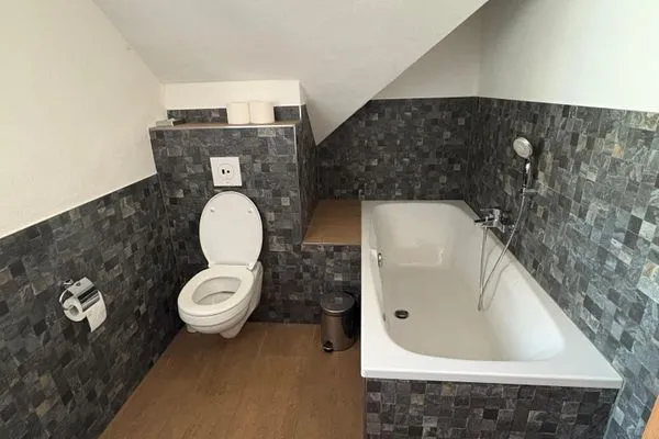 Badezimmer  Ferienwohnung im Stenhuus